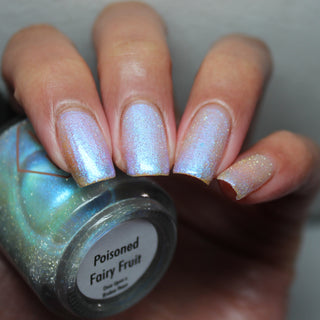 Image provided for Bee's Knees by a paid swatcher featuring the nail polish " Poisoned Fairy Fruit "