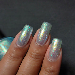 Image provided for Bee's Knees by a paid swatcher featuring the nail polish " Same Lie Lilac "