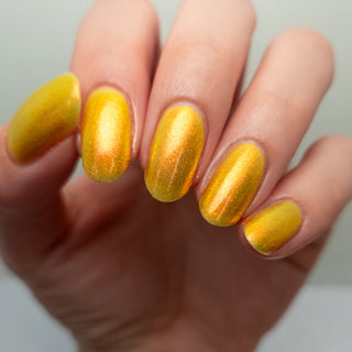 Image provided for Bee's Knees by a paid swatcher featuring the nail polish " Sunbird "