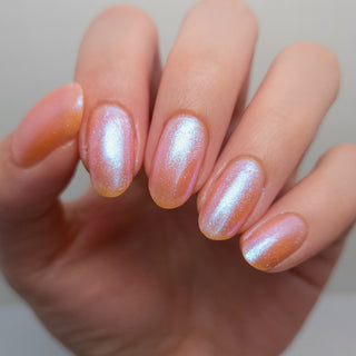 Image provided for Bee's Knees by a paid swatcher featuring the nail polish " The Phoenix Queen "
