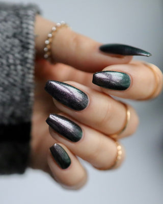 Image provided for Bee's Knees by a paid swatcher featuring the nail polish " Discord "