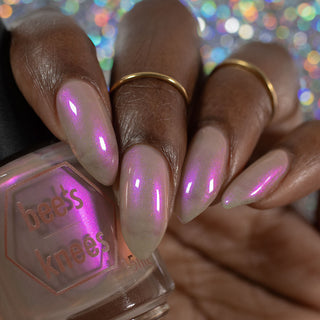 Image provided for Bee's Knees by a paid swatcher featuring the nail polish " Ghost Walker "