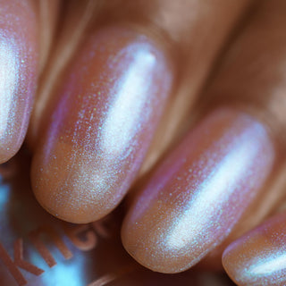 Image provided for Bee's Knees by a paid swatcher featuring the nail polish " Through Love, All is Possible "