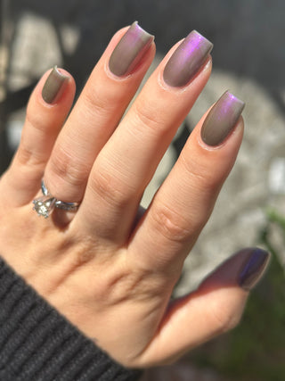 Image provided for Bee's Knees by a paid swatcher featuring the nail polish " Earth Sunderer "