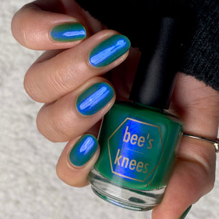 Image provided for Bee's Knees by a paid swatcher featuring the nail polish " I Have Been Crying Out to You From the Start "