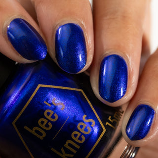 Image provided for Bee's Knees by a paid swatcher featuring the nail polish " Immortality "