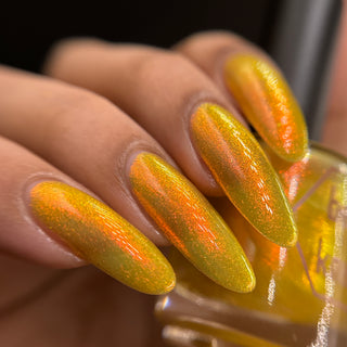Image provided for Bee's Knees by a paid swatcher featuring the nail polish " Sunbird "