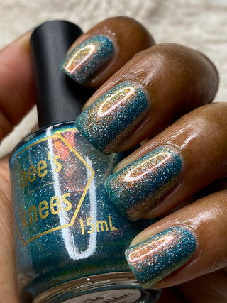 Image provided for Bee's Knees by a paid swatcher featuring the nail polish " The Twin Alders "