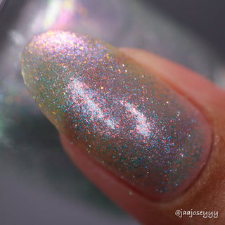 Image provided for Bee's Knees by a paid swatcher featuring the nail polish " Fair Winter Lady "