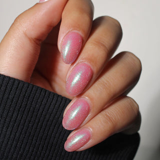Image provided for Bee's Knees by a paid swatcher featuring the nail polish " Mirage "