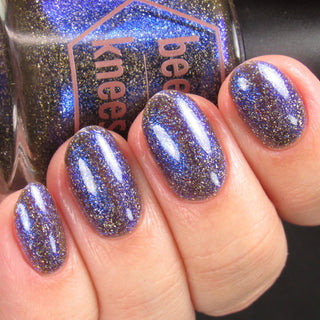 Image provided for Bee's Knees by a paid swatcher featuring the nail polish " Wyrd "