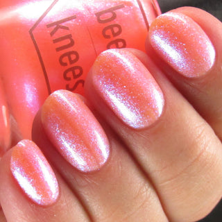 Image provided for Bee's Knees by a paid swatcher featuring the nail polish " The Phoenix Queen "