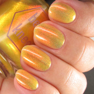 Image provided for Bee's Knees by a paid swatcher featuring the nail polish " Sunbird "