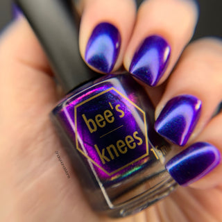 Image provided for Bee's Knees by a paid swatcher featuring the nail polish " The Right Way Isn't the Only Way "