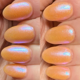 Image provided for Bee's Knees by a paid swatcher featuring the nail polish " The Phoenix Queen "