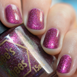 Image provided for Bee's Knees by a paid swatcher featuring the nail polish " Intention "