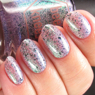 Image provided for Bee's Knees by a paid swatcher featuring the nail polish " She Was Enough "