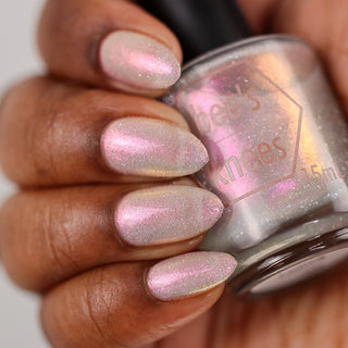 Image provided for Bee's Knees by a paid swatcher featuring the nail polish " Casting "