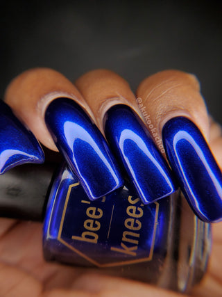 Image provided for Bee's Knees by a paid swatcher featuring the nail polish " Immortality "
