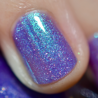 Image provided for Bee's Knees by a paid swatcher featuring the nail polish " Secrets "