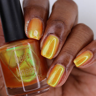 Image provided for Bee's Knees by a paid swatcher featuring the nail polish " Pest Control "