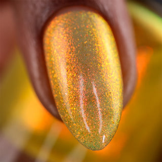 Image provided for Bee's Knees by a paid swatcher featuring the nail polish " Sunbird "