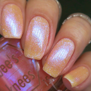 Image provided for Bee's Knees by a paid swatcher featuring the nail polish " The Phoenix Queen "