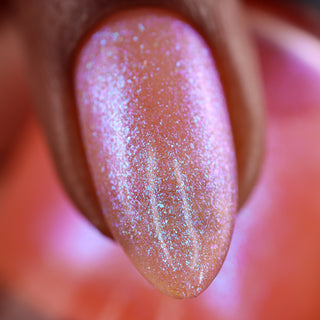 Image provided for Bee's Knees by a paid swatcher featuring the nail polish " The Phoenix Queen "