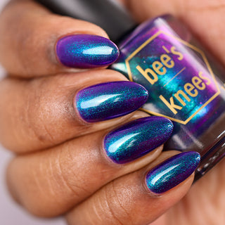 Image provided for Bee's Knees by a paid swatcher featuring the nail polish " The Right Way Isn't the Only Way "