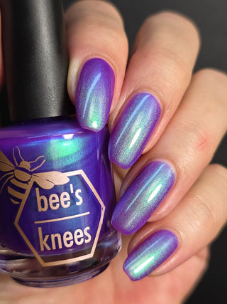 Image provided for Bee's Knees by a paid swatcher featuring the nail polish " Sea Hag Summer "