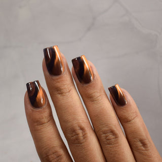 Image provided for Bee's Knees by a paid swatcher featuring the nail polish " That Word Means Everything to Him "