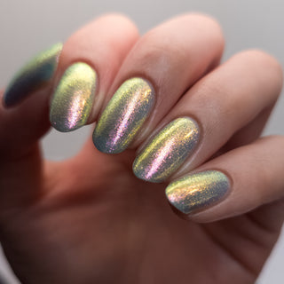 Image provided for Bee's Knees by a paid swatcher featuring the nail polish " They Would Know My Name One Day "