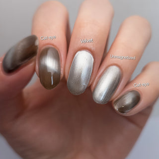 Image provided for Bee's Knees by a paid swatcher featuring the nail polish " Sky-fire "