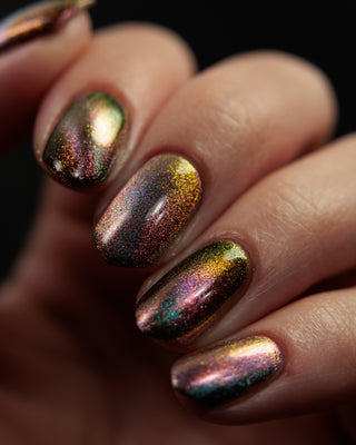 Image provided for Bee's Knees by a paid swatcher featuring the nail polish " That Goes Without Saying "