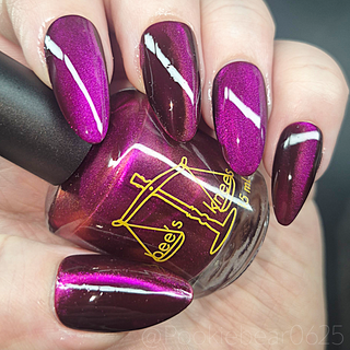 Image provided for Bee's Knees by a paid swatcher featuring the nail polish " What is Devotion Without Love? "