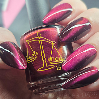 Image provided for Bee's Knees by a paid swatcher featuring the nail polish " What is Devotion Without Love? "
