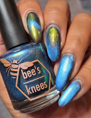 Image provided for Bee's Knees by a paid swatcher featuring the nail polish " I Will Change Your Destiny "