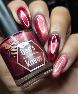 Image provided for Bee's Knees by a paid swatcher featuring the nail polish " Mother was Mine "