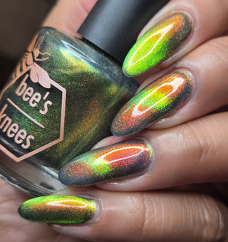 Image provided for Bee's Knees by a paid swatcher featuring the nail polish " Please Always Helps "