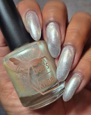 Image provided for Bee's Knees by a paid swatcher featuring the nail polish " Maman "