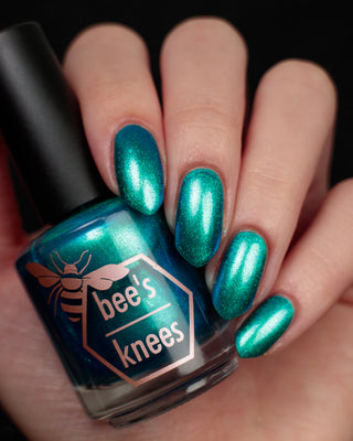 Image provided for Bee's Knees by a paid swatcher featuring the nail polish " Enchanted or Entitled? "