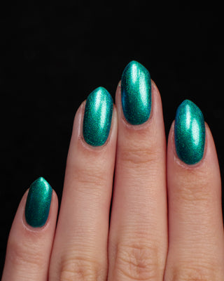 Image provided for Bee's Knees by a paid swatcher featuring the nail polish " Enchanted or Entitled? "