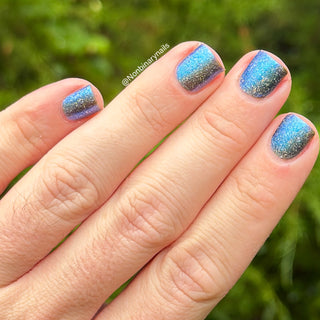 Image provided for Bee's Knees by a paid swatcher featuring the nail polish " Every Accusation is Always a Confession "