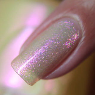 Image provided for Bee's Knees by a paid swatcher featuring the nail polish " Truth "