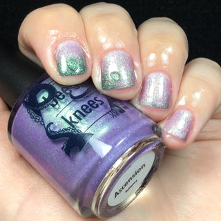 Image provided for Bee's Knees by a paid swatcher featuring the nail polish " Ascension "