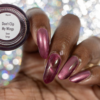 Image provided for Bee's Knees by a paid swatcher featuring the nail polish " Don't Clip my Wings "