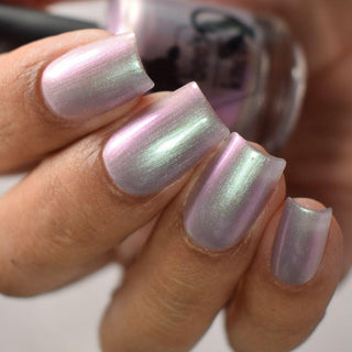 Image provided for Bee's Knees by a paid swatcher featuring the nail polish " My Little Miscreant "