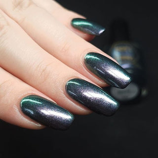 Image provided for Bee's Knees by a paid swatcher featuring the nail polish " Discord "