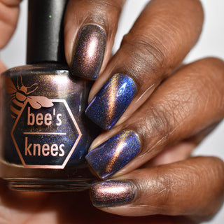 Image provided for Bee's Knees by a paid swatcher featuring the nail polish " It Doesn't Know Any Better, But You Do "
