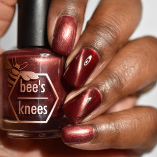 Image provided for Bee's Knees by a paid swatcher featuring the nail polish " Mother was Mine "